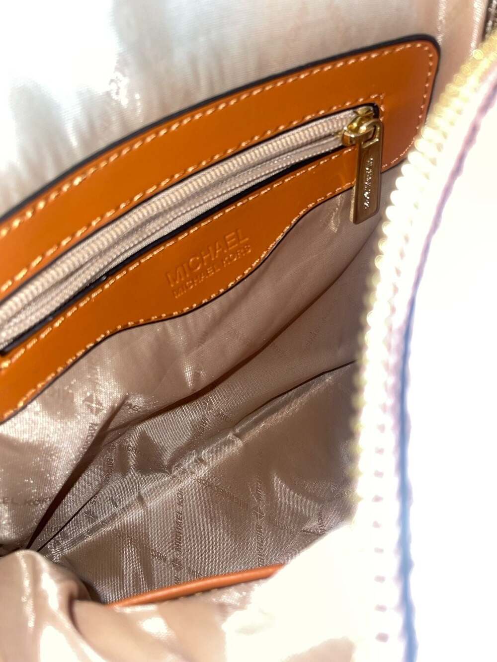 Authentic Michael Kors Rhea Medium Color-Block Backpacku - Picture 6 of 7